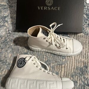 Versace High Top Sneakers 6.5